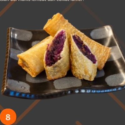 Lumpia Ubi Cokelat