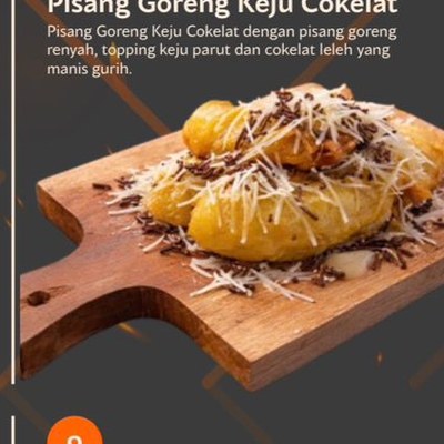 Pisang Goreng Keju Cokelat